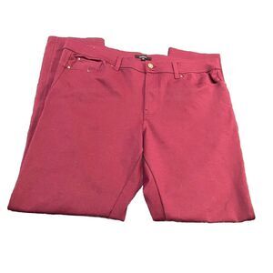 Ambiance Women's‎ 3X Burgundy Pants